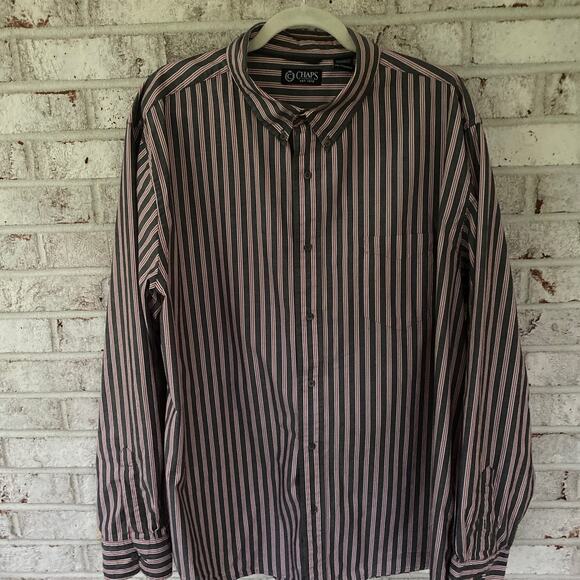 Chaps Men's Button Down Dress Shirt Size XXL - Picture 1 of 4